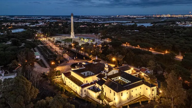 Espectacular panorámica de La Rábida tras la actuación de la Diputación de Huelva