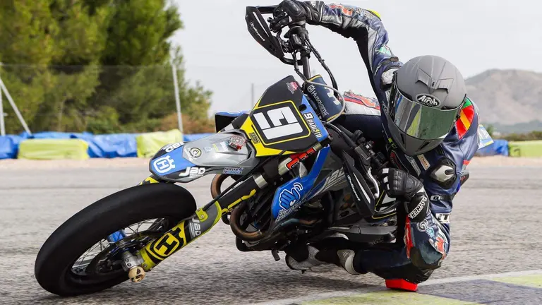 Paquito Gómez en carrera.