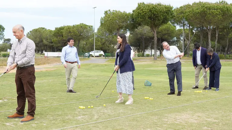 Toscano, en el bautismo de golf