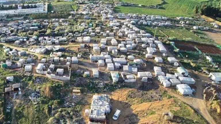 Asentamiento chabolista en Palos