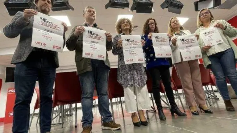 PSOE-UGT-CCOO presentan la convocatoria de este 1&ordm; de Mayo