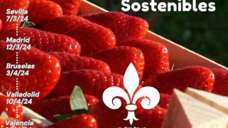 Cartel del acto en Santiago de Compostela