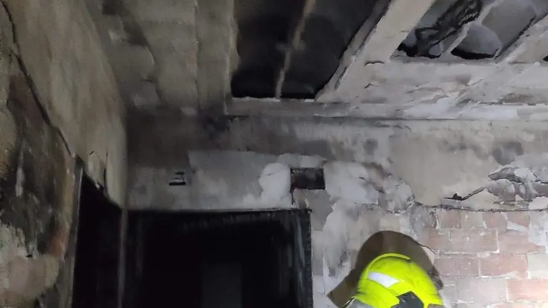 Efectivos de Bomberos en un incendio reciente