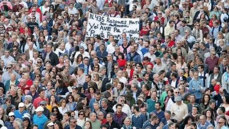 Concentraci&oacute;n celebrada esta tarde