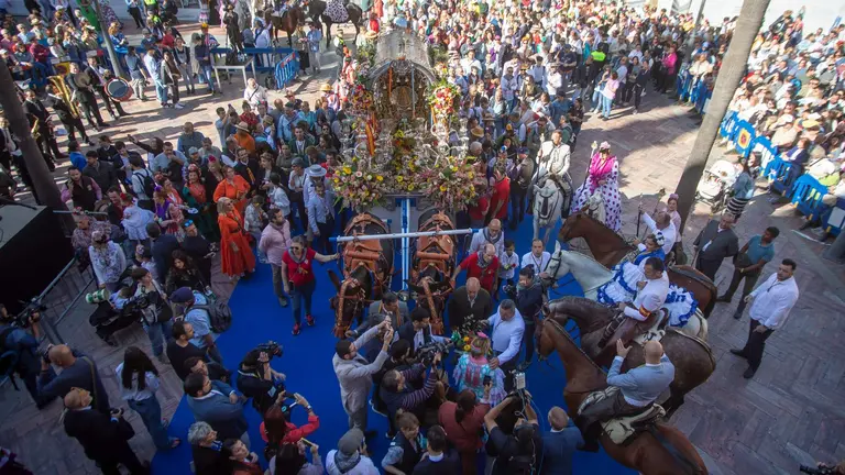 Llegada de la Concha Peregrina al Ayuntamiento