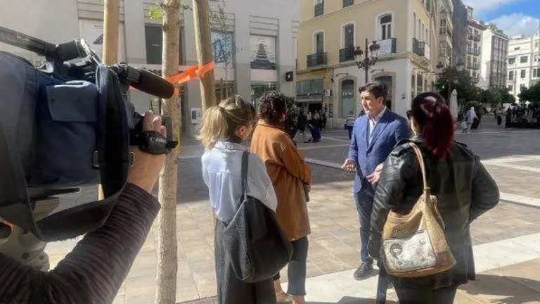 Enrique Gaviño en una comparecencia pública