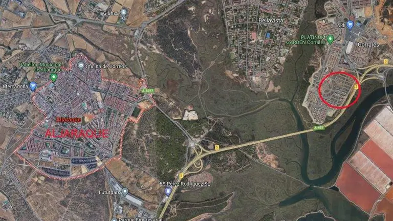 Zona del término de Aljaraque