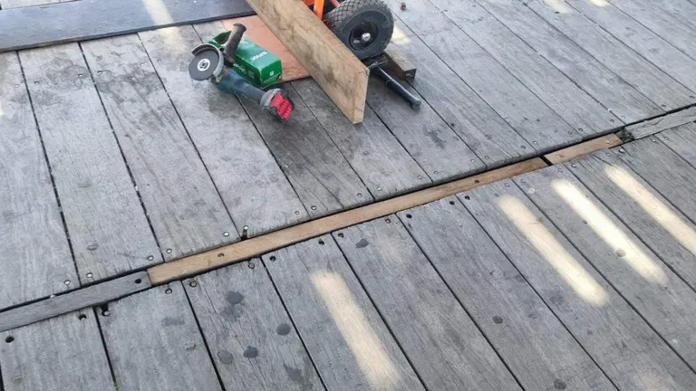 Zona reparada por el Ayuntamiento de Huelva