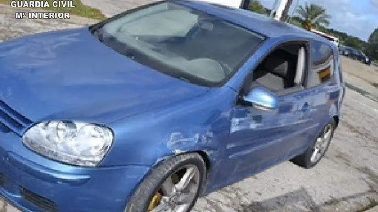 Vehículo interceptado