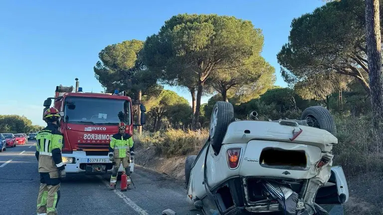Grave accidente en la A-483