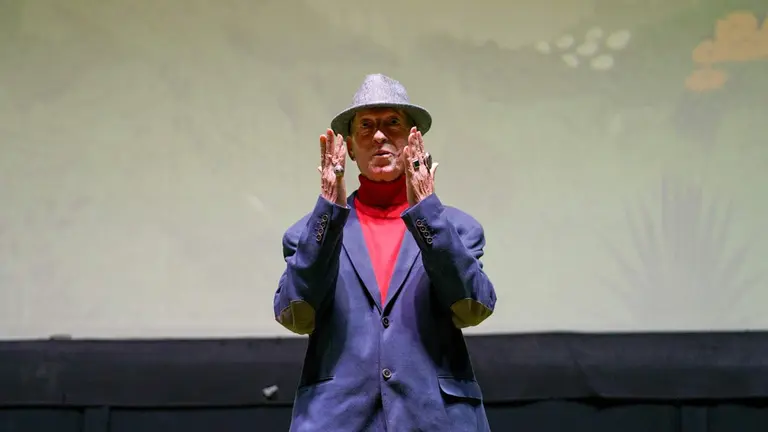 La Moni, en el escenario