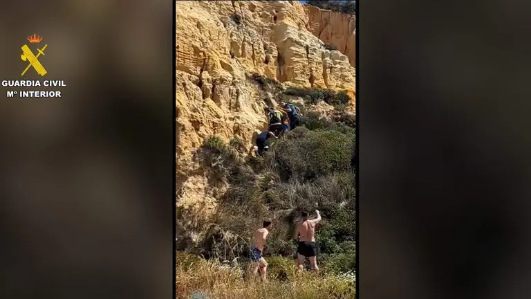 Zona del suceso en Mazag&oacute;n