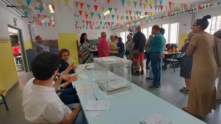 Una mesa electoral el 9J en Huelva capital