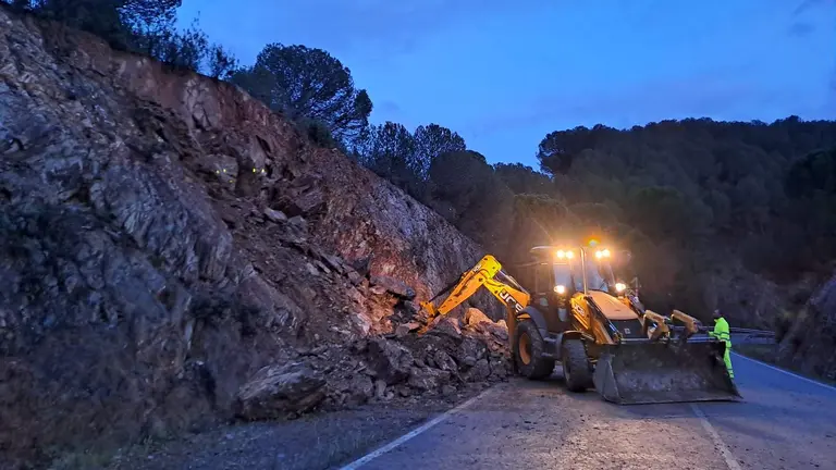 Actuaciones de urgencia en carreteras de Huelva