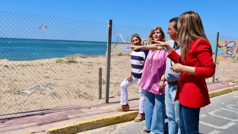 Visita a la playa de El Portil