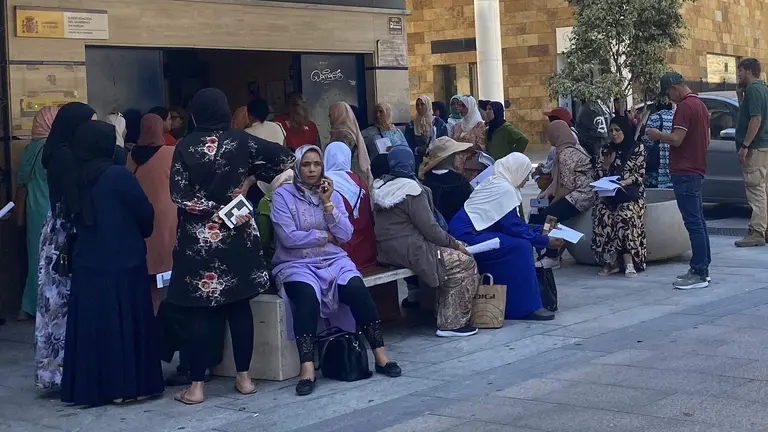 Colas ante la Oficina