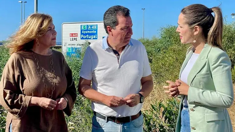 González, junto a Centeno y Verano