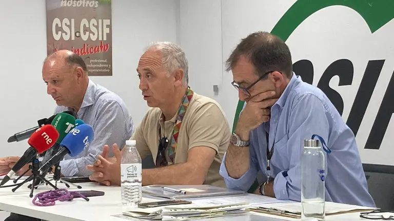Responsables de CSIF Sanidad Huelva
