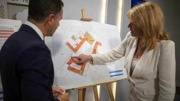 Miranda y Arias, en la presentaci&oacute;n del proyecto urban&iacute;stico