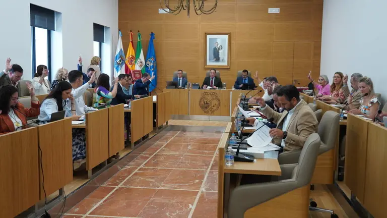 Votaci&oacute;n plenaria en el pleno de julio