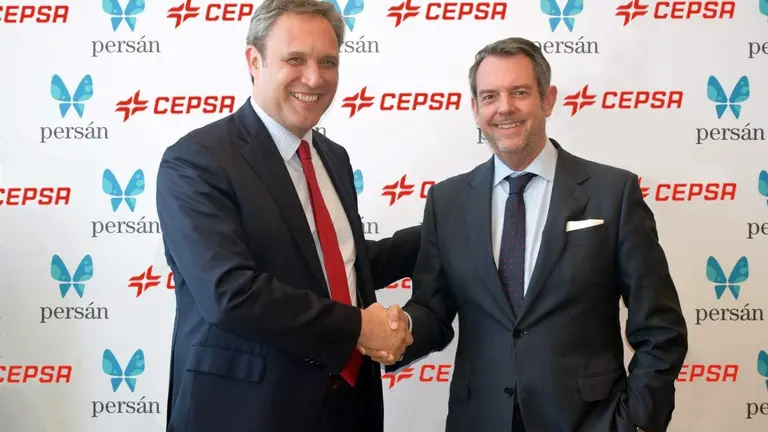 Imagen Jos&eacute; Mar&iacute;a Solana, director de Cepsa Qu&iacute;mica y Antonio Som&eacute;, CEO de Pers&aacute;n