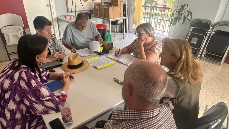 Encuentro celebrado en la sede de IU
