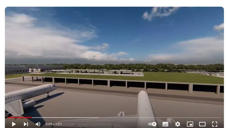 Proyecto exterior aeropuerto de Huelva