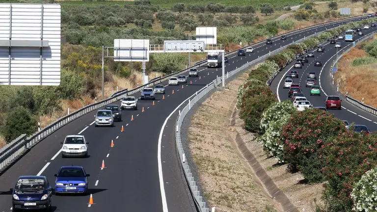 Carril cortado los fines de semana del verano