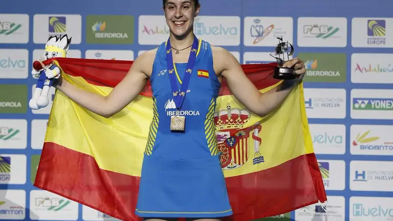 Carolina Marín ya ganó el Europeo en Huelva.