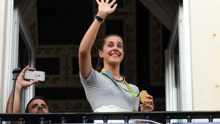 Carolina Marín en Huelva.