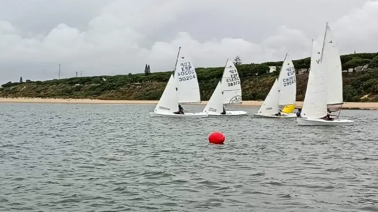 La flota en acción.