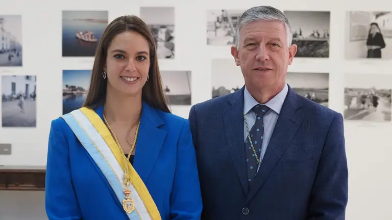 Milagros Romero junto a Carmelo Romero