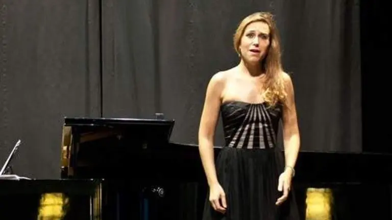 La soprano Aurora Gómez