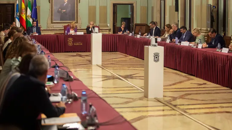 Pleno celebrado esta mañana en el Ayuntamiento de Huelva