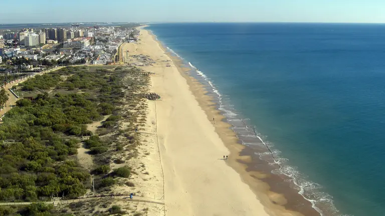 Vista aérea playa Islantilla