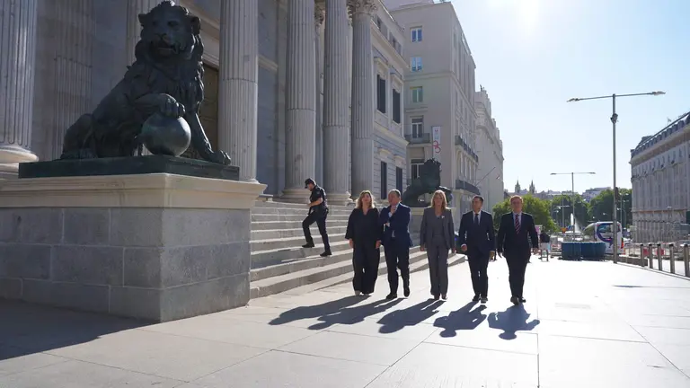 Visita de Miranda al Congreso