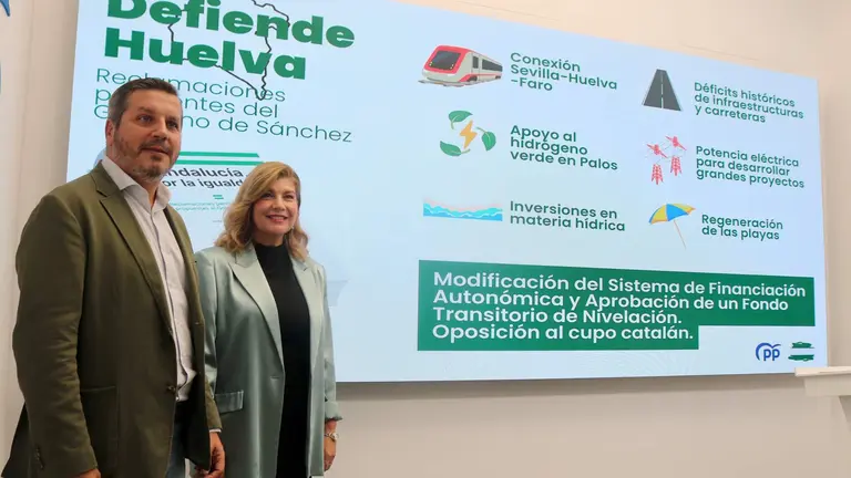 Romero y Centeno, ante el panel reivindicativo del PP