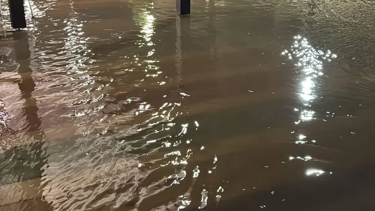 Chaparrón en La Antilla, último coletazo de la borrasca Berenice