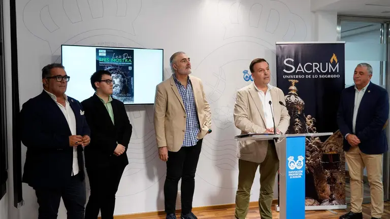 Presentación de la Feria internacional Sacrum en la Diputación de Huelva