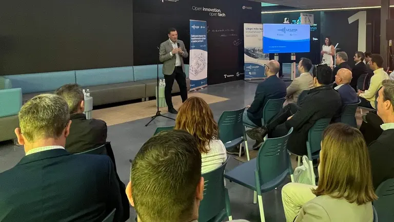 Intervenci&oacute;n del presidente del Puerto, Alberto Santana