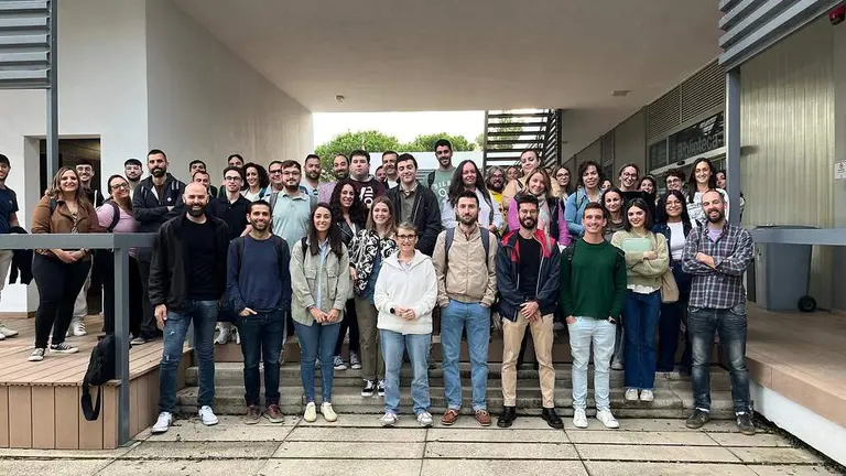 Alumnado del MAES en La Rábida