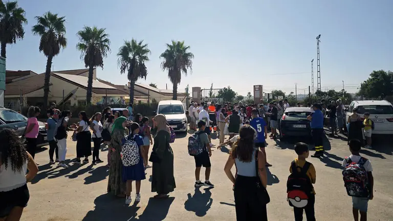 Comienzo de curso de este a&ntilde;o en un centro escolar