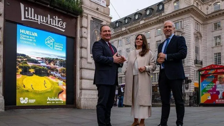 Presencia internacional en lugares emblemáticos de la Agencia Destino Huelva