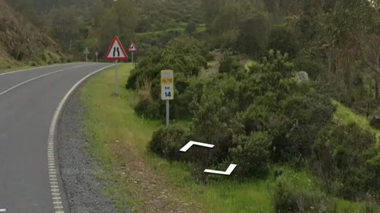 Carretera del accidente