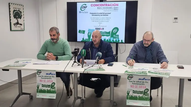 Rueda de prensa en CSIF esta misma ma&ntilde;ana
