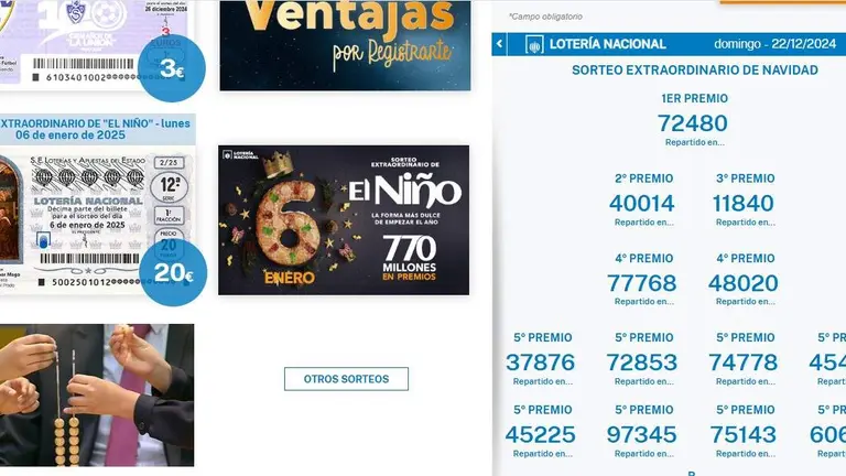 Compruebe aquí su número