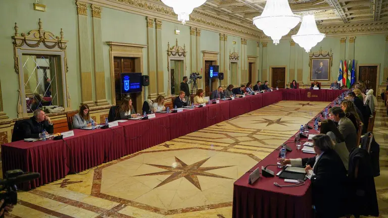 El Pleno del Ayuntamiento de Huelva.