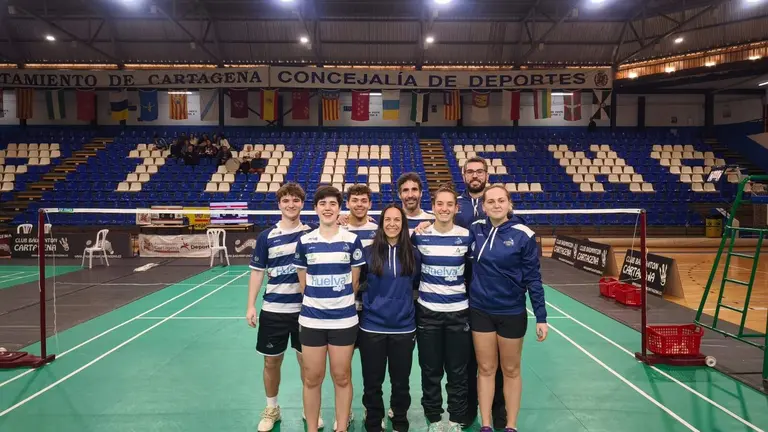 La alineación del CB IES La Orden hoy en Cartagena.