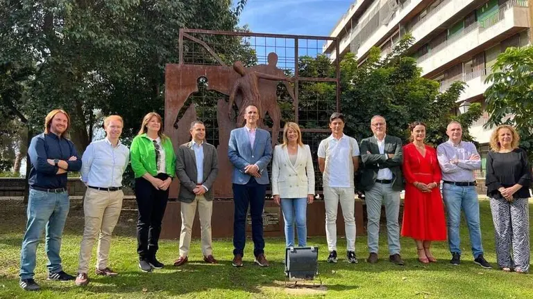 Equipo de Gobierno cuando presentó su hoja de ruta para el Recre
