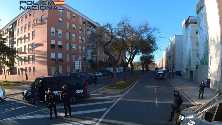 Operativo policial en El Torrejón